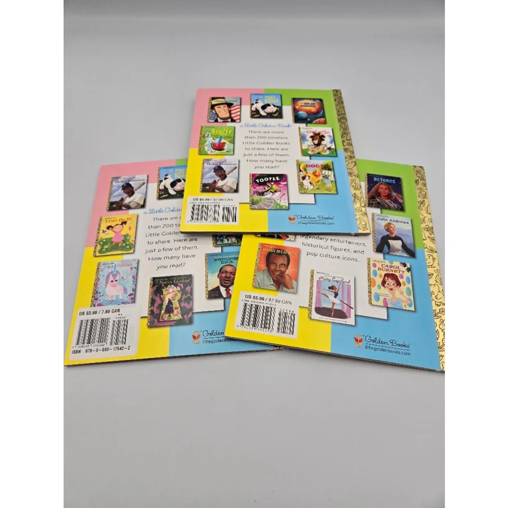 Golden Books, Children's Books, Lot of Three, MLK, Ophra